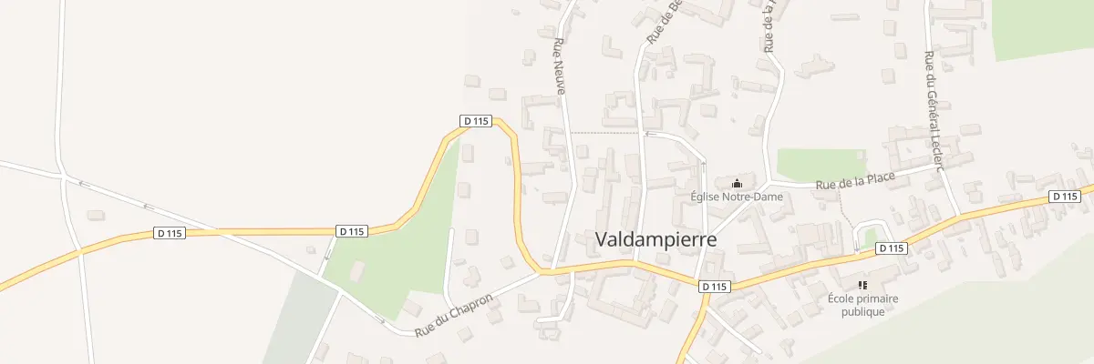 Plan du 30 Rue Neuve à Valdampierre