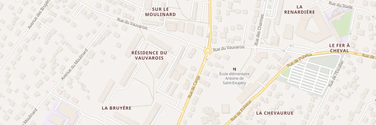 Plan du 230 Rue de Cergy à Osny