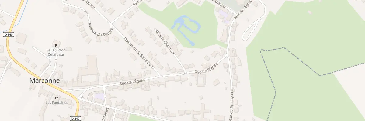 Plan du 41 Rue de l’Église à Hesdin-la-Forêt