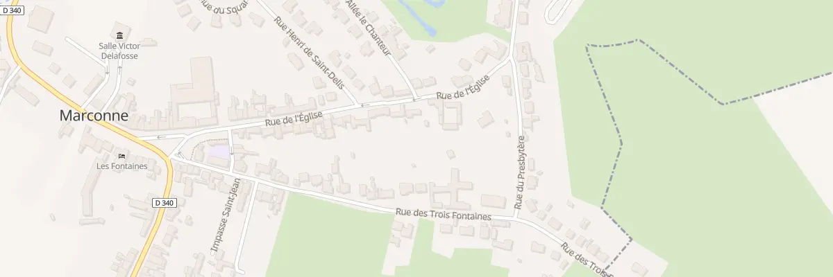 Plan du 30 Rue de l’Église à Hesdin-la-Forêt