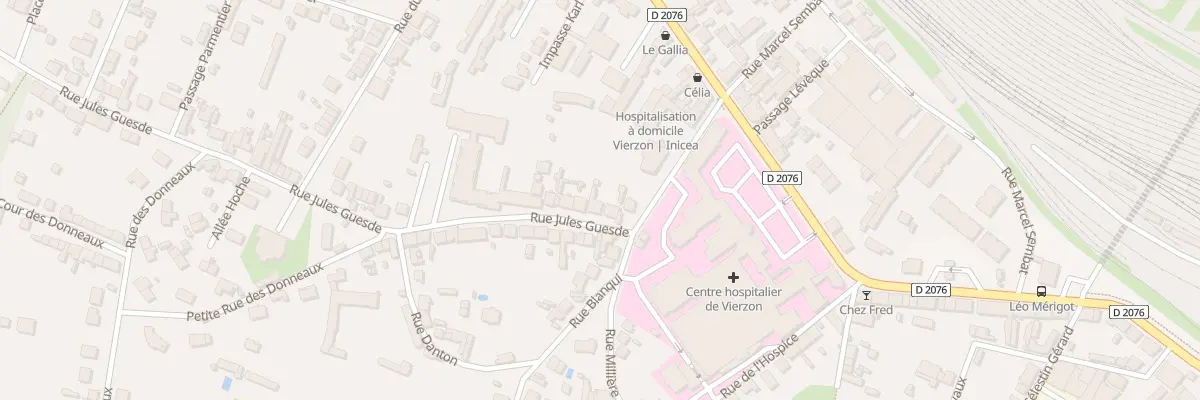 Plan du 1T Rue Jules Guesde à Vierzon
