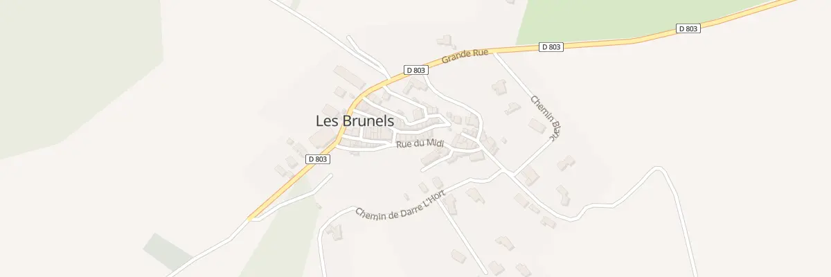 Plan du 18 Le Village aux Brunels