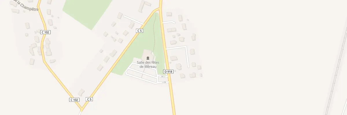 Plan du 2 All des Gravoches à Méreau