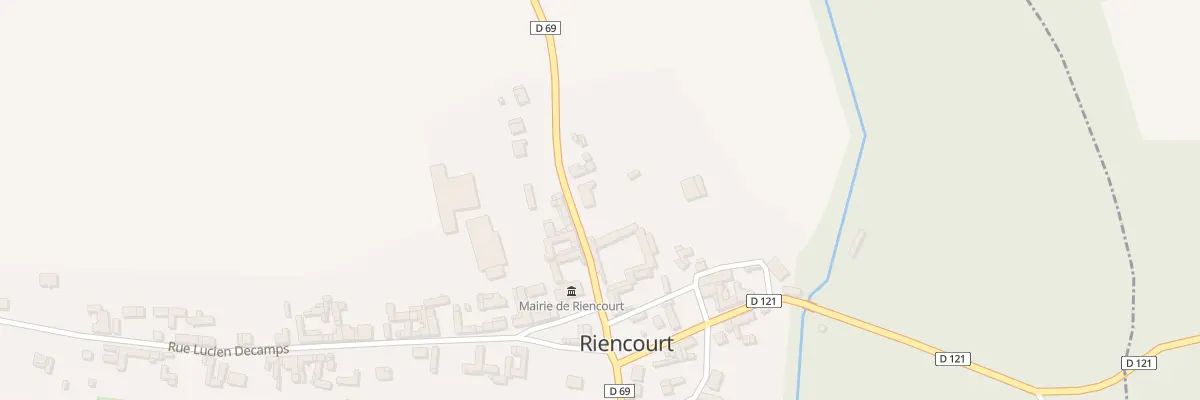 Plan du 7 Rue Georges Delaplace à Riencourt