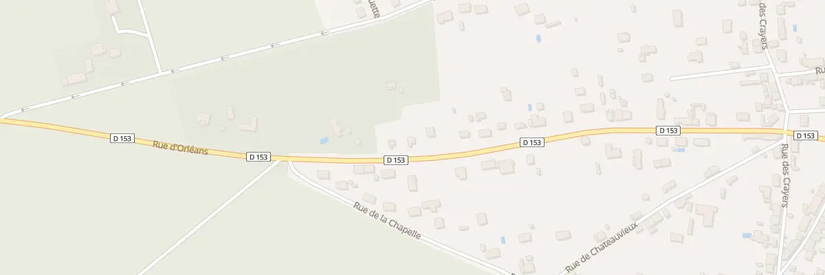 Plan du 56 Rue d’Orléans à Vouzon