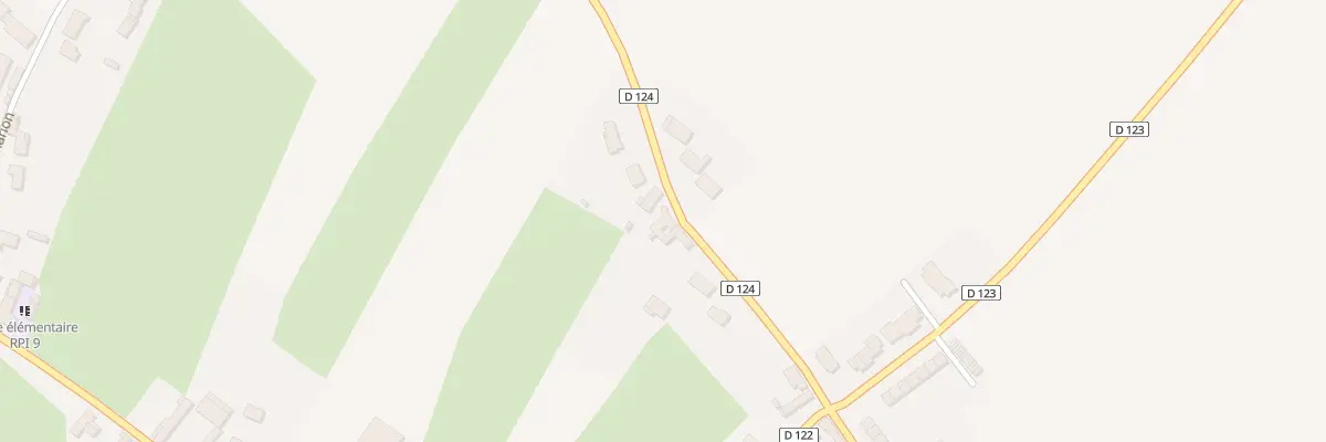 Plan du 8 Rue d’Auxi au Quesnoy-en-Artois