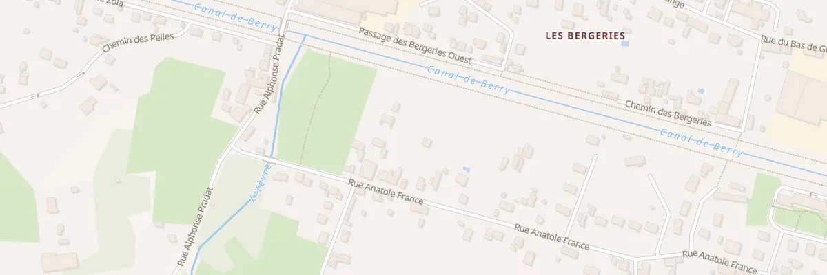 Plan du 118 Rue Anatole France à Vierzon