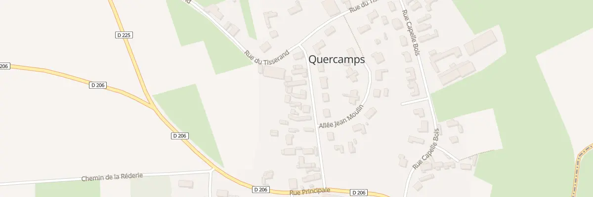 Plan du 11 Rue des Fiefs à Quercamps