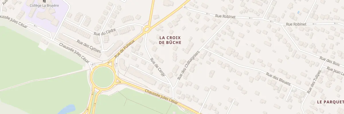 Plan du 22 Rue des Chataigniers à Osny