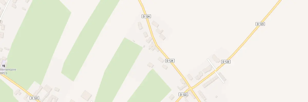 Plan du 10 Rue d’Auxi au Quesnoy-en-Artois