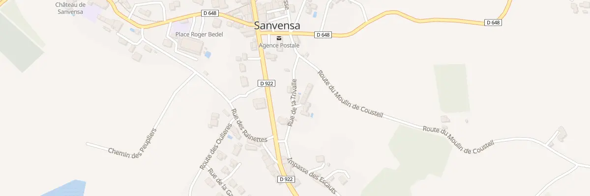 Plan du 32 La Trivalle à Sanvensa