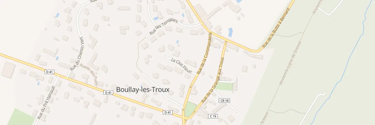 Plan du 10 Le Clos Fleuri à Boullay-les-Troux