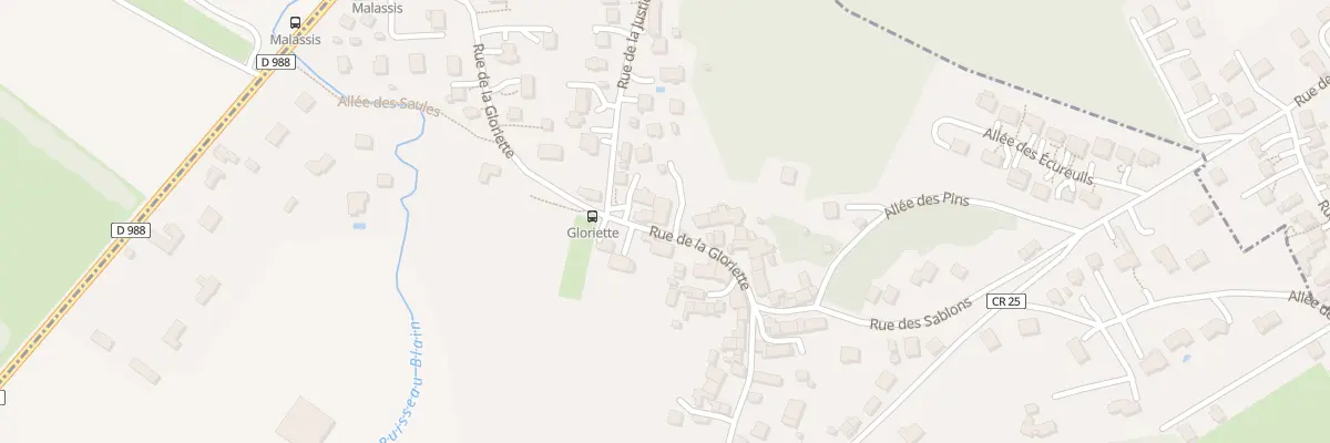 Plan du 14 Rue de la Gloriette à Forges-les-Bains