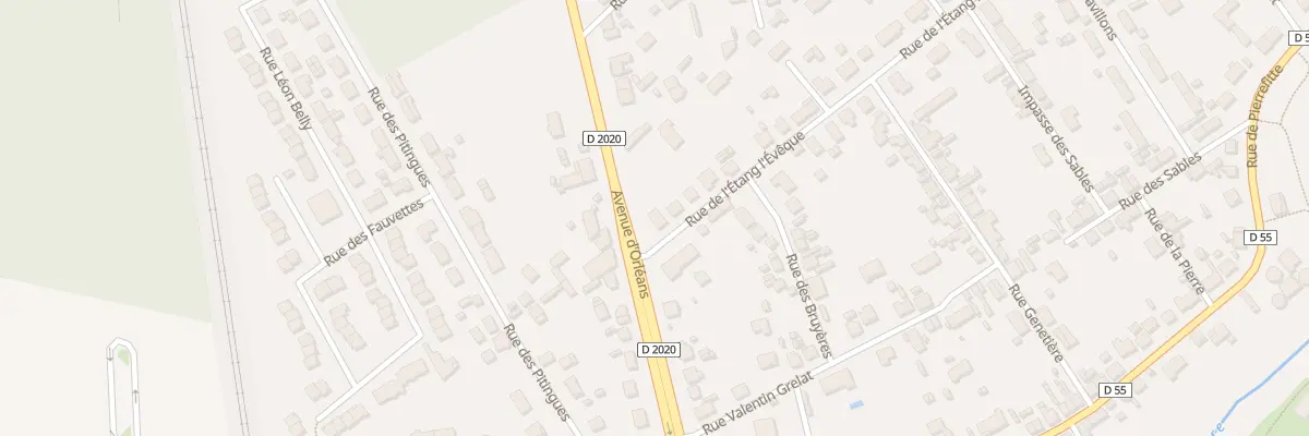 Plan du 1 Rue de l’Etang l’Evêque à Salbris