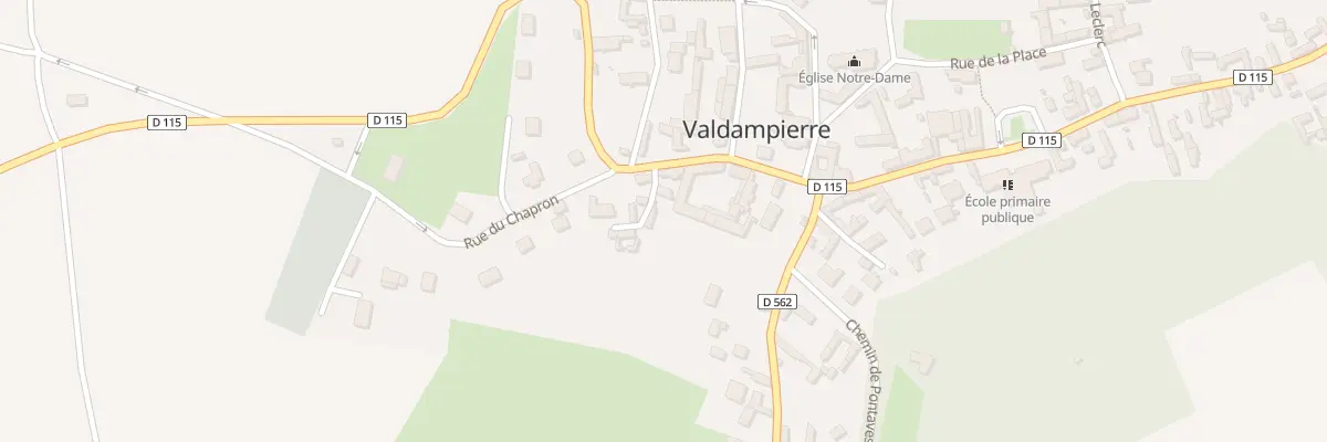 Plan du 61 Rue du Général de Gaulle à Valdampierre