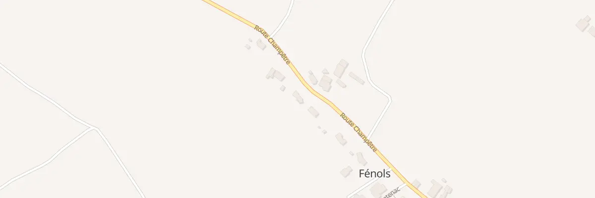 Plan du 25 Rte Champêtre à Fénols