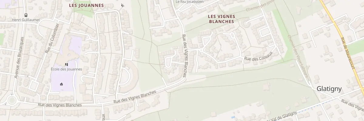 Plan du 48 Rue des Vignes Blanches à Jouy-le-Moutier