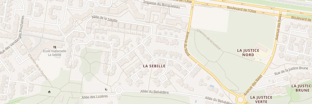 Plan du 23 Rue Serpente à Cergy
