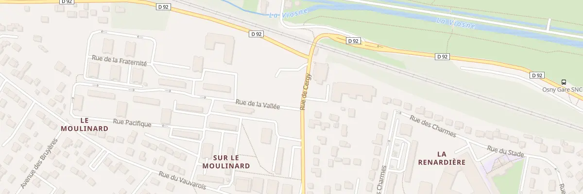 Plan du 5T Rue de Cergy à Osny