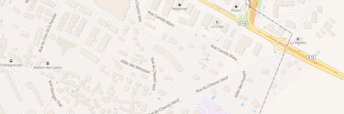 Plan du 5115 Rue du Chemin Vert à Chambourcy