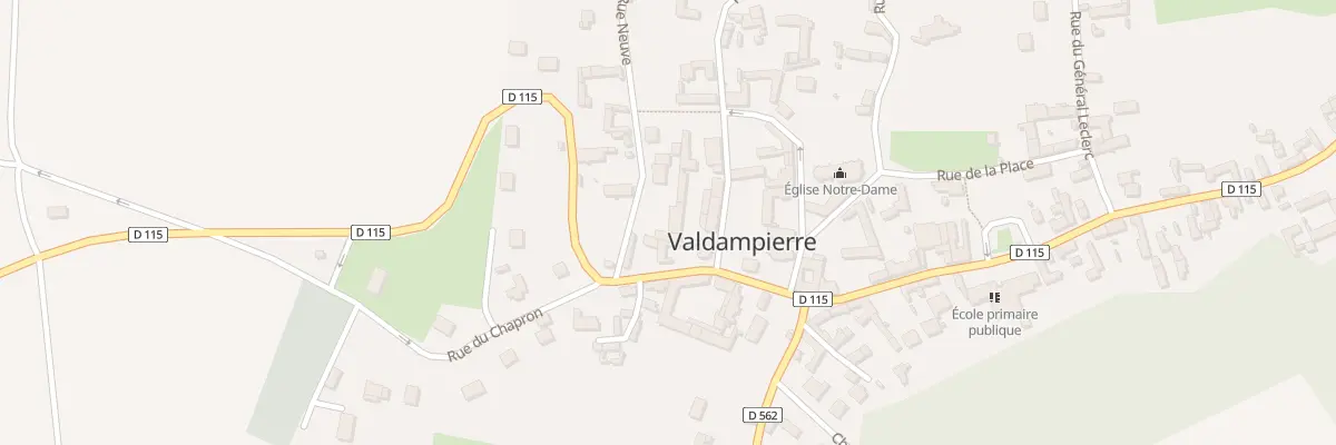 Plan du 1 Rue de Beauvais à Valdampierre
