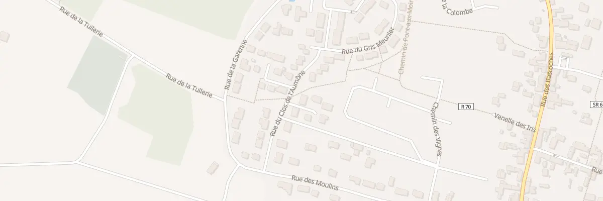 Plan du 203 Rue du Clos de l’Aumône à Mardié