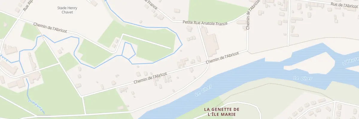 Plan du 26 Che de l’Abricot à Vierzon