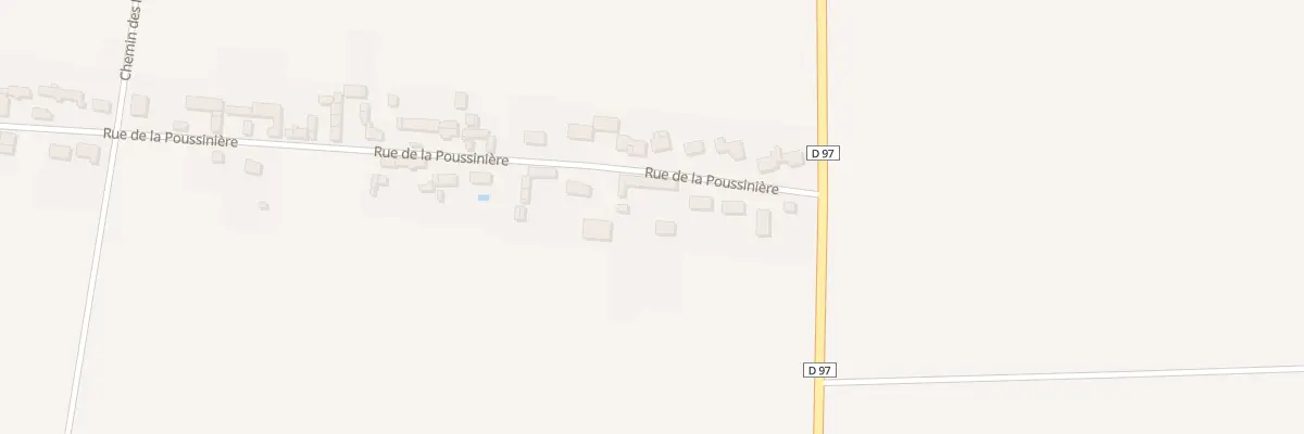 Plan du 56 Rue de la Poussinière à Bazoches-les-Gallerandes