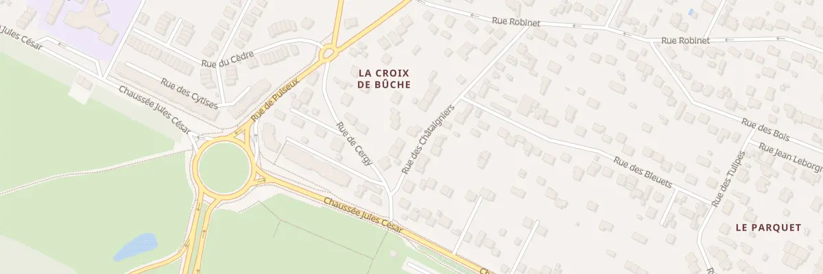 Plan du 24 Rue des Chataigniers à Osny