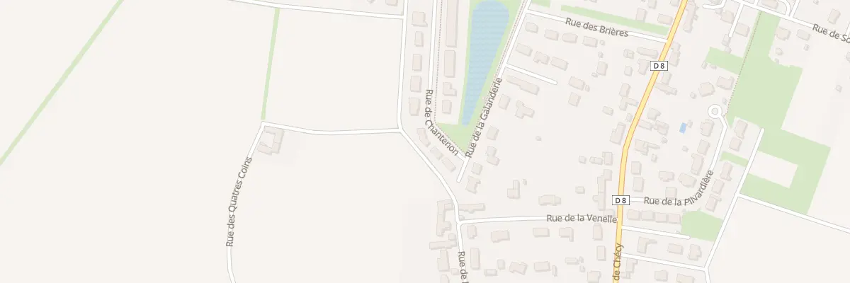 Plan du 5 Rue de Chantenon à Vennecy