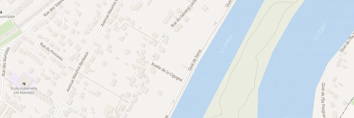 Plan du 61T Rue du Gen Leclerc à Andrésy
