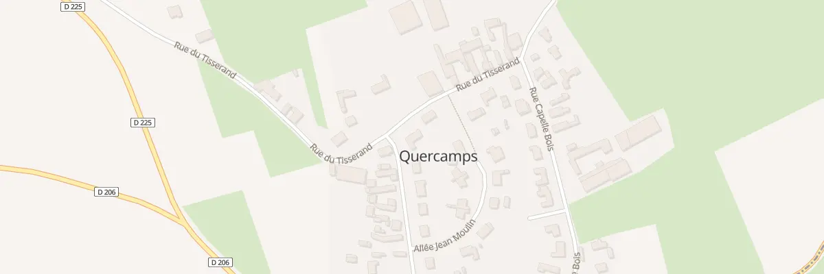 Plan du 8 Rue du Tisserand à Quercamps