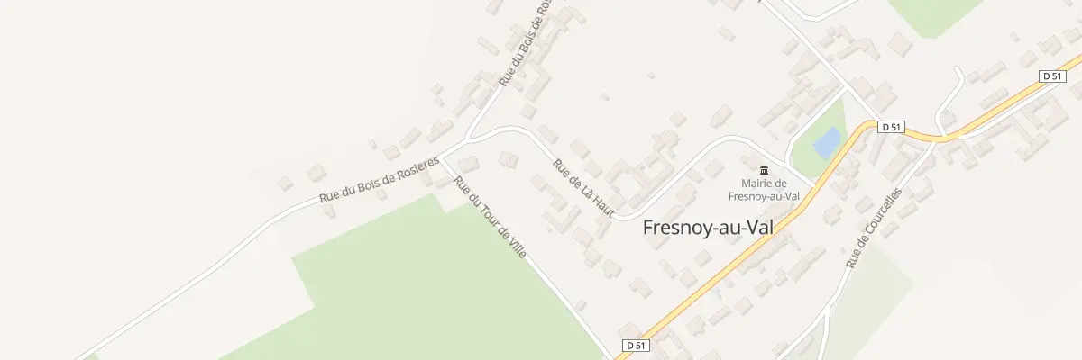 Plan du 23 Rue de Là-Haut à Fresnoy-au-Val
