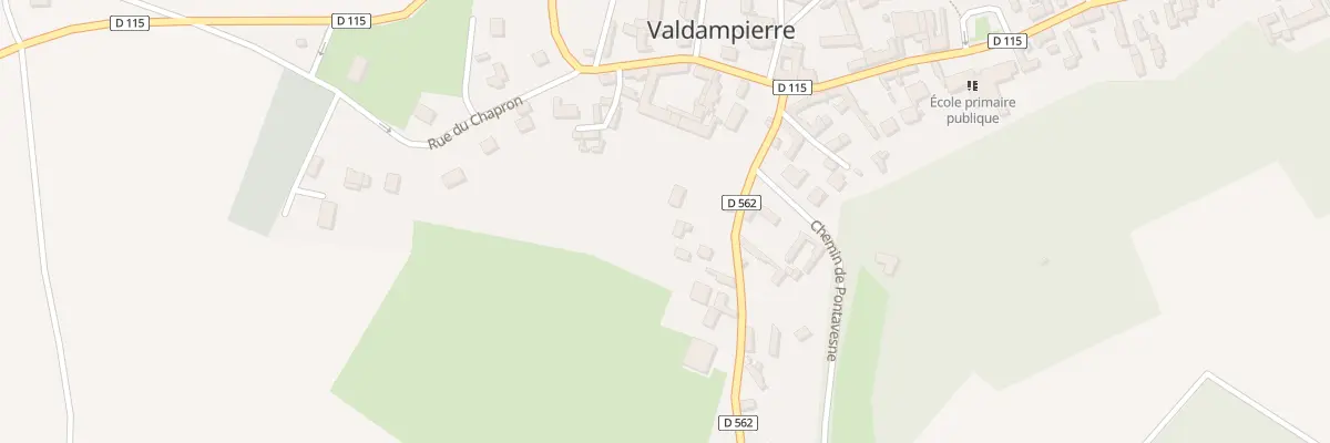 Plan du 4 Rue du Val de Pouilly à Valdampierre