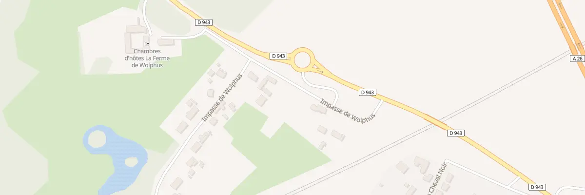 Plan du 3 Imp de Wolphus à Zouafques