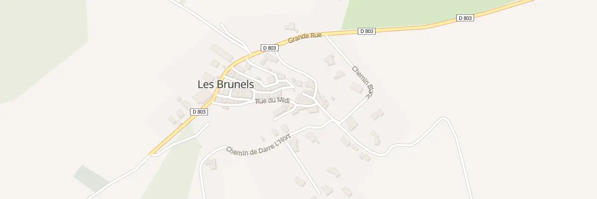 Plan du 14 Le Village aux Brunels