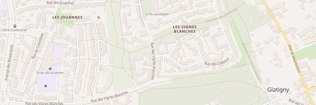 Plan du 15 Rue des Vignes Blanches à Jouy-le-Moutier