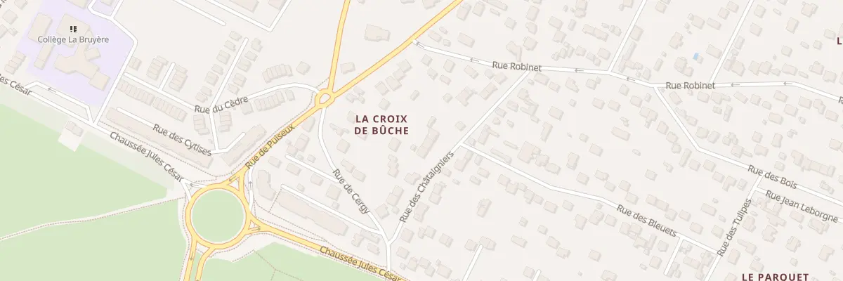 Plan du 18 Rue des Chataigniers à Osny