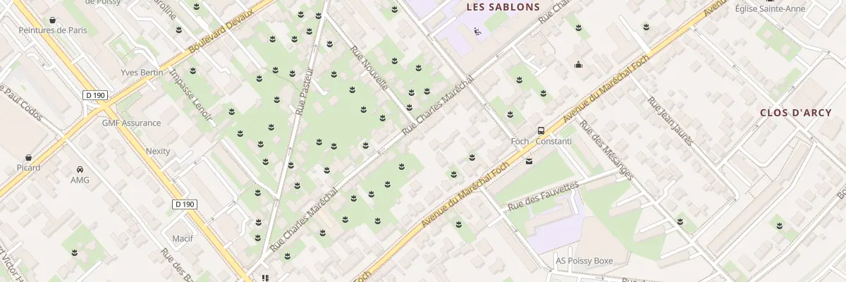 Plan du 62 Rue Charles Maréchal à Poissy