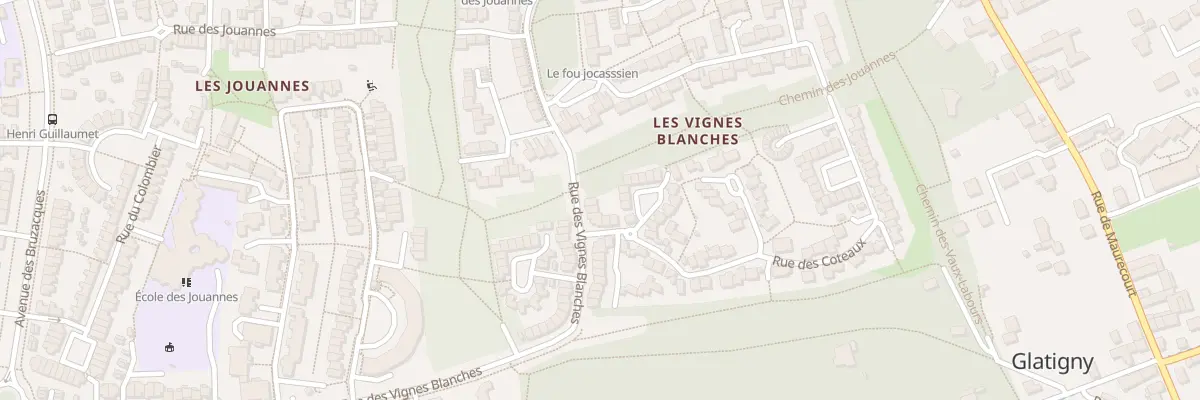 Plan du 11 Rue des Vignes Blanches à Jouy-le-Moutier
