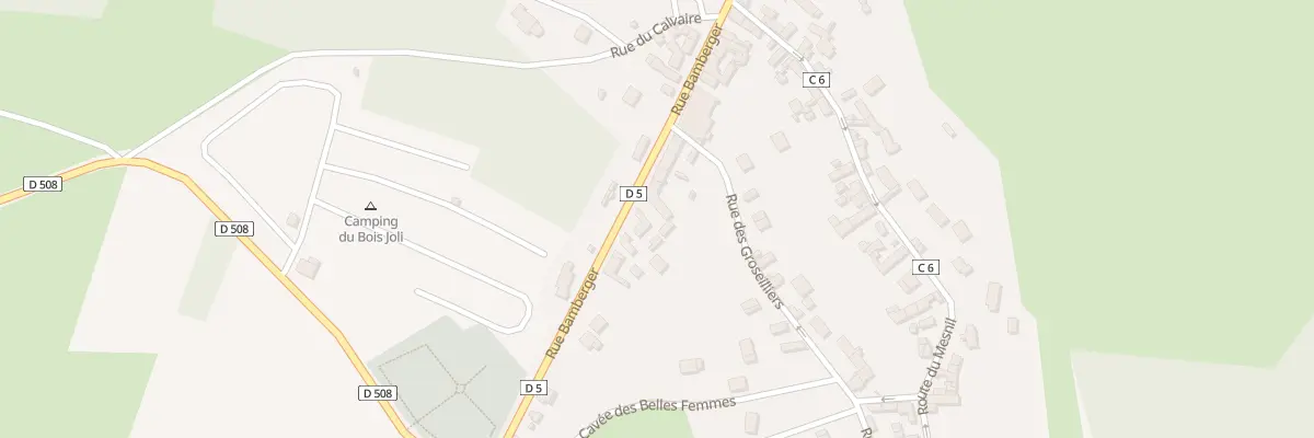 Plan du 10 Rue Bamberger à Hénonville