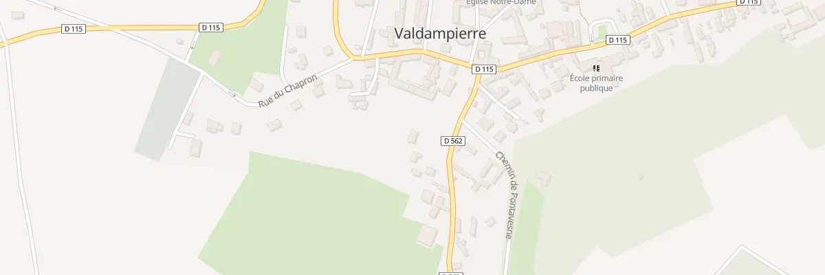 Plan du 2 Rue du Val de Pouilly à Valdampierre