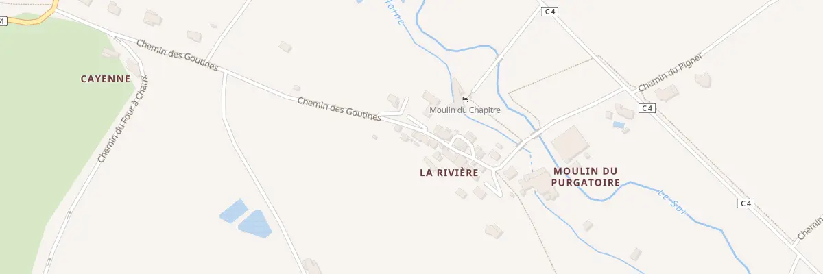 Plan du 15 Che de la Rivière à Sorèze