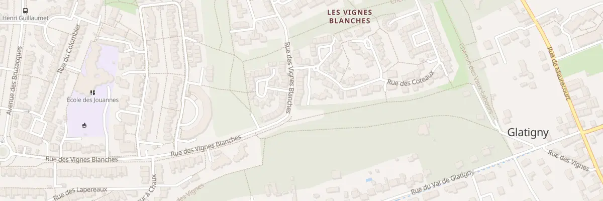 Plan du 29 Rue des Vignes Blanches à Jouy-le-Moutier