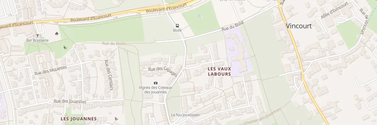 Plan du 1 Rue de l’Ecole à Jouy-le-Moutier