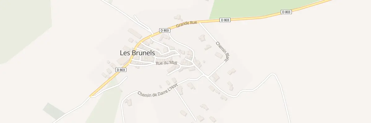 Plan du 11 Le Village aux Brunels