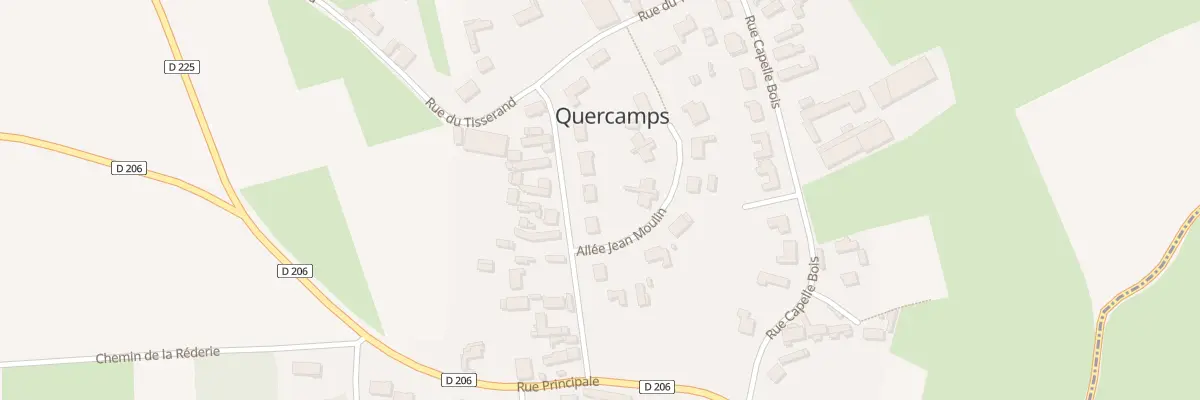 Plan du 8 Rue des Fiefs à Quercamps