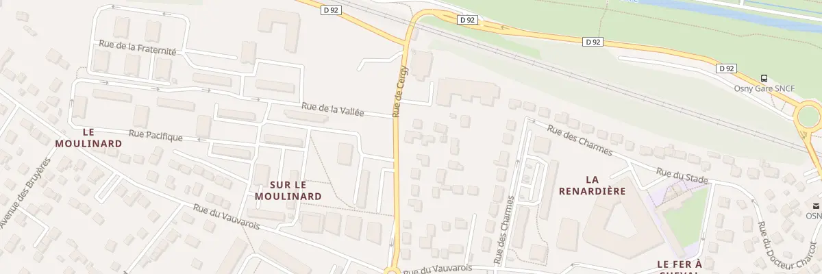 Plan du 10 Rue de Cergy à Osny