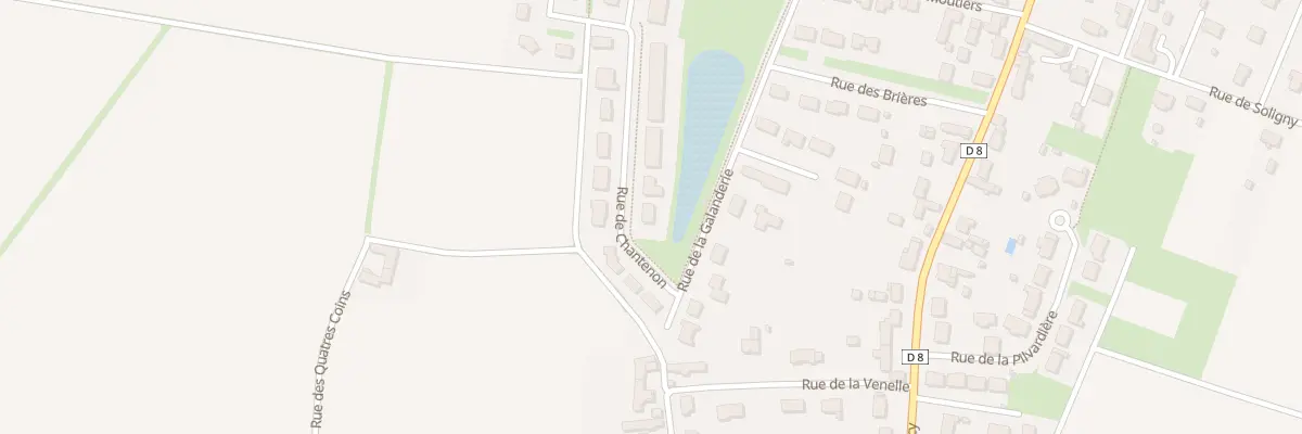 Plan du 2 Rue de Chantenon à Vennecy