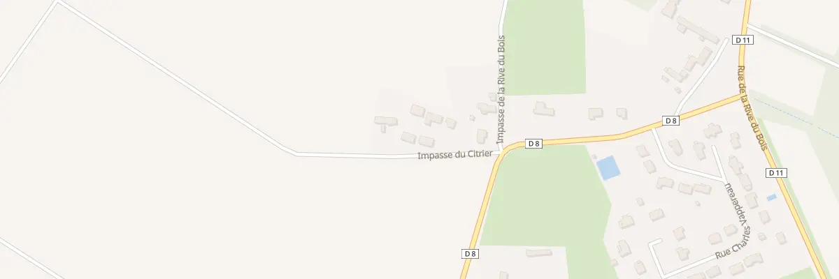 Plan du 8 Imp du Citrier à Neuville-aux-Bois